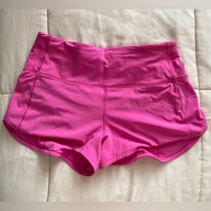lulu lemon pink shorts🌷🌷🌷